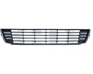 Grille pare-chocs avant centrale (noire + chrome)  Volkswagen TOURAN 2010-2015